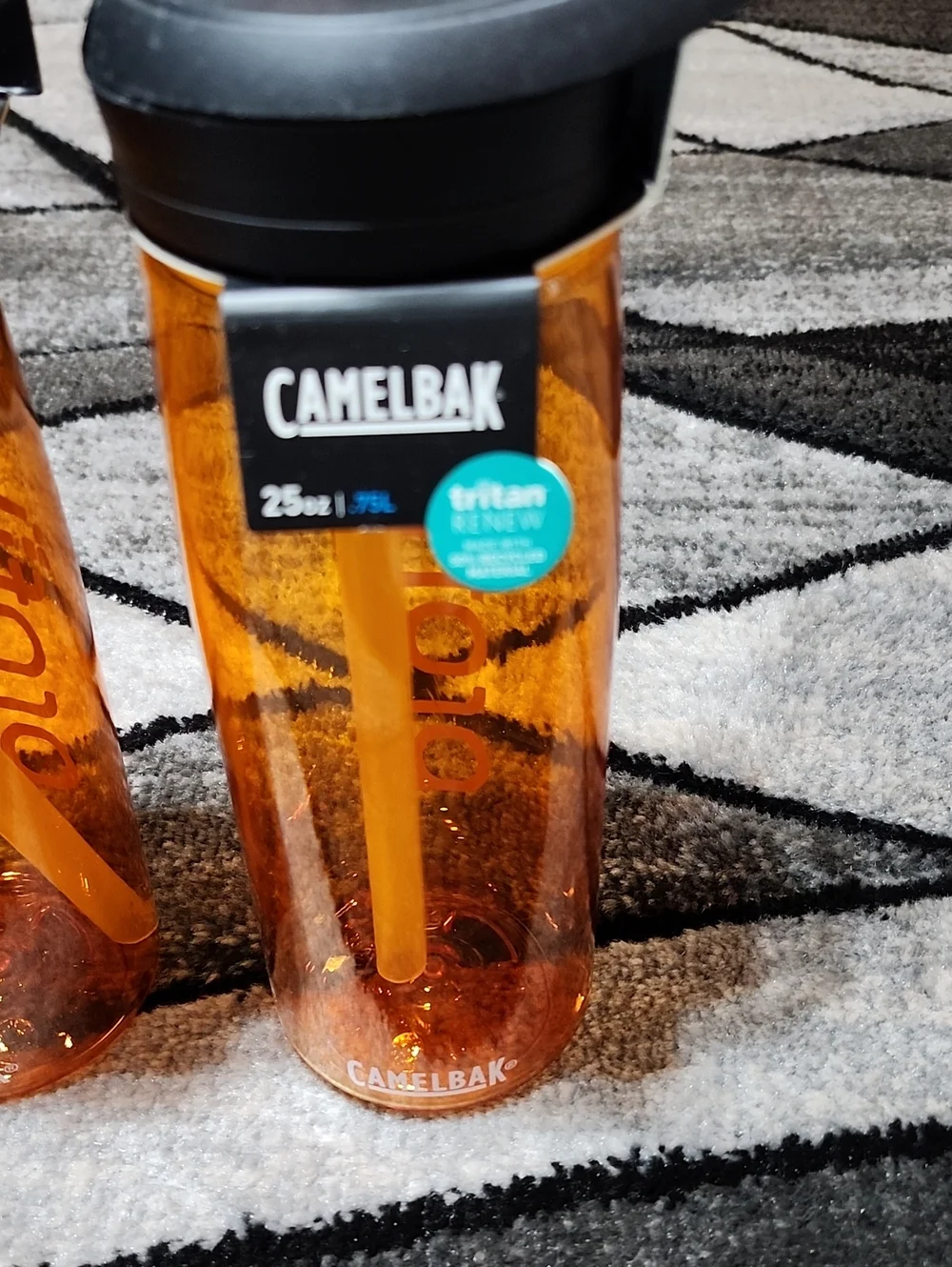CAMELBAK EDDY HYDRATION W/ TRITAN RENEW ORANGE/BLACK SET-OF-2 WATER BOTTLES